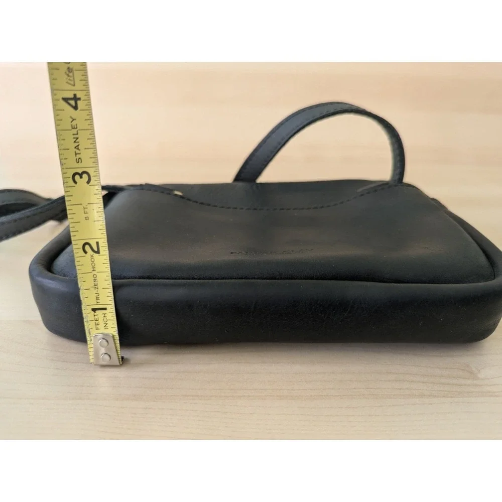 Parker Cay‎ Black Leather Belt Bag
